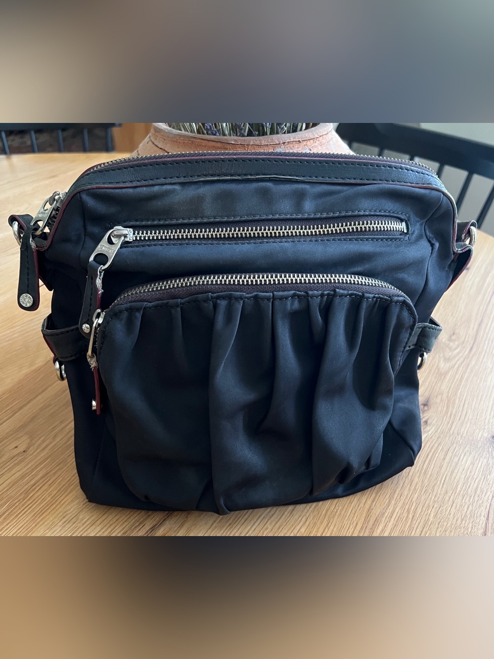 MZ WALLACE NYLON LIZZIE CROSSBODY BAG, NO STRAP.